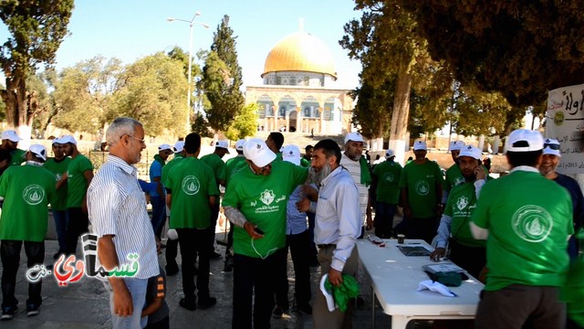 الآلاف في المسجد الاقصى يشاركون في معسكر القدس أولاً  استعدادا لاستقبال شهر رمضان